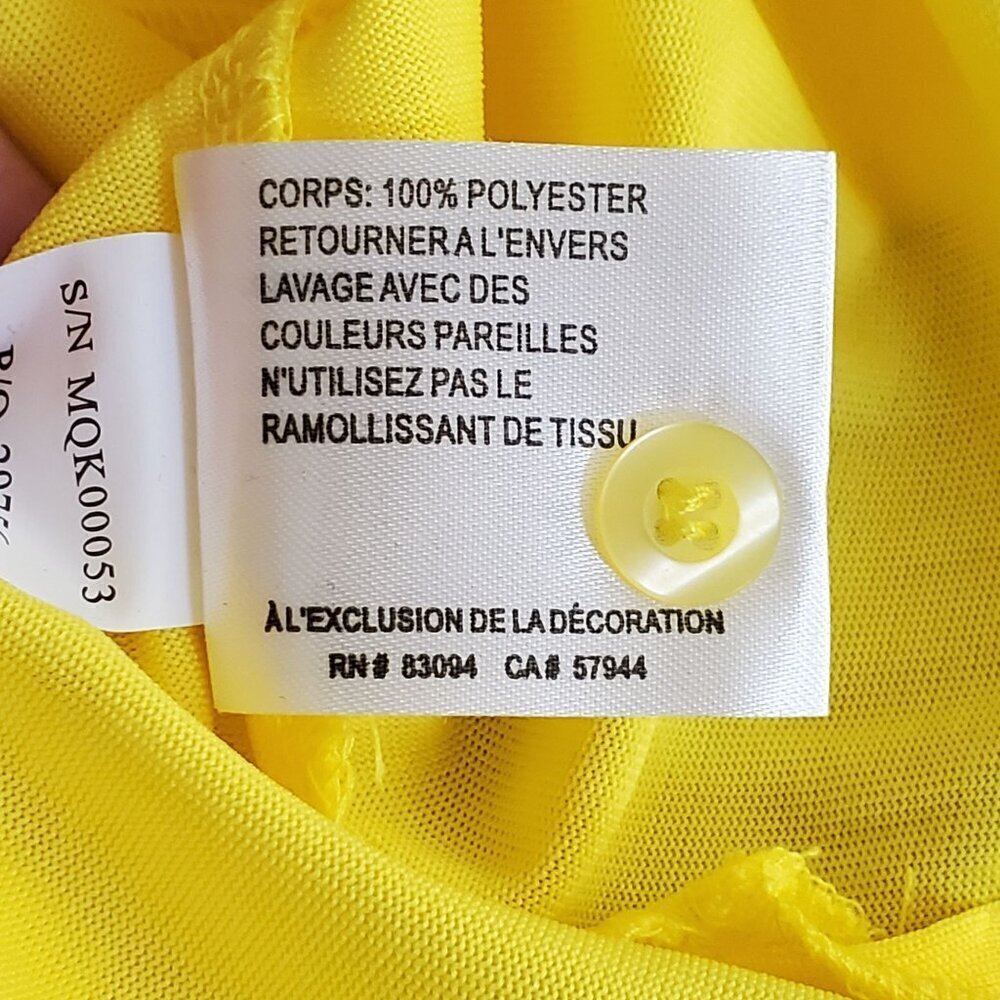 Clique Mens Yellow Tactical Polo Shirt XXL Short Sleeve NWT - Picture 10 of 11